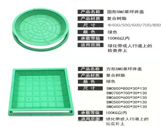 舒兰树脂复合种植井盖展示